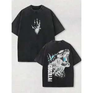 Godzilla King of Monsters Retro Vintage Graphic Tee Classic Oversized Soft Cotton Casual Streetwear Daily Outdoor Party Stylish Adult Top Premium Movie Fan Apparel Ideal Holiday Present For Male Collectors Fashion Wear        Godzilla