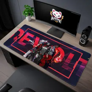 Valorant Team Showdown Desk Mat – Epic Multi-Character Battle, Anime Gaming Style