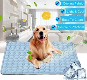 Premium Ice Silk Instant-Cooling Pet Mat for Dogs & Cats — Beat Summer Heat