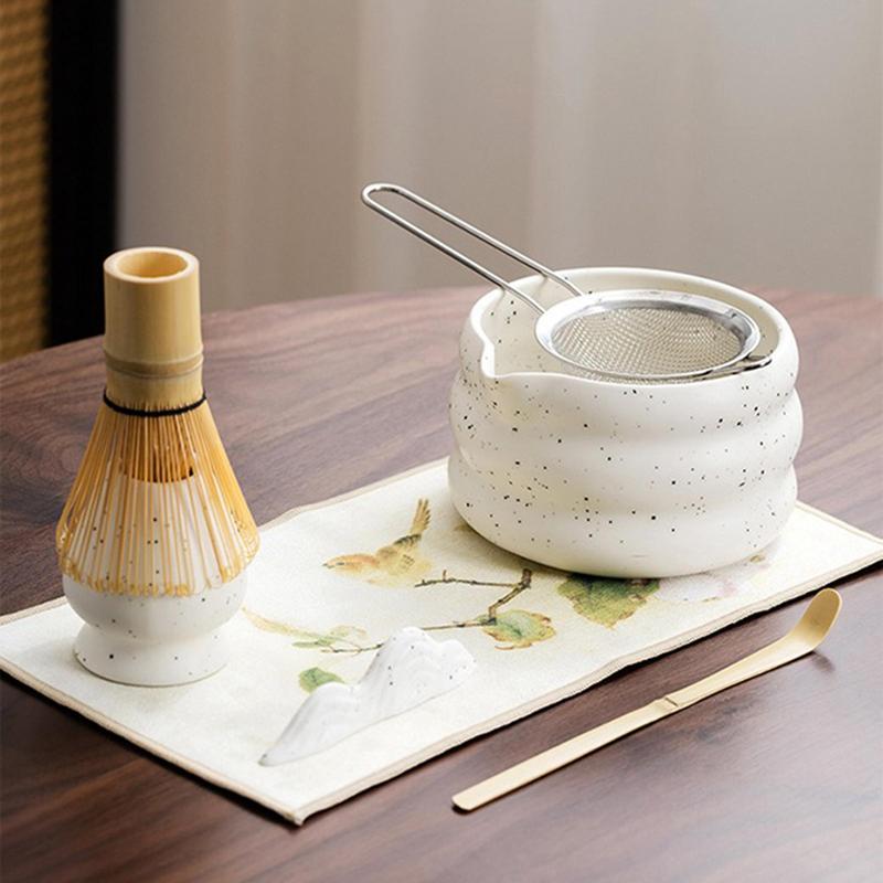 Matcha Tea Set, Including Matcha Bowl & Bamboo Whisk & Tea Scoop & Tea ...