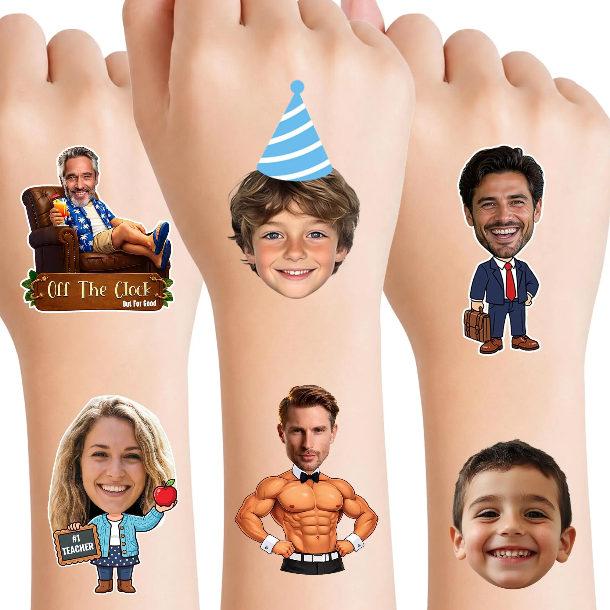 Personalized Custom Face Tattoo