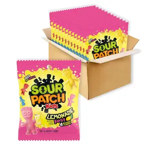 SOUR PATCH KIDS Lemonade Fest Soft & Chewy Candy, Bulk Pack of 12 Bags, 3.61 oz Each, Fruity Snack for Sharing & Treats