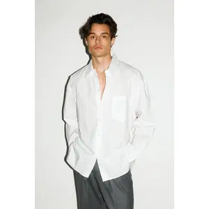 Del Mar Oversized Shirt  |  Eggshell