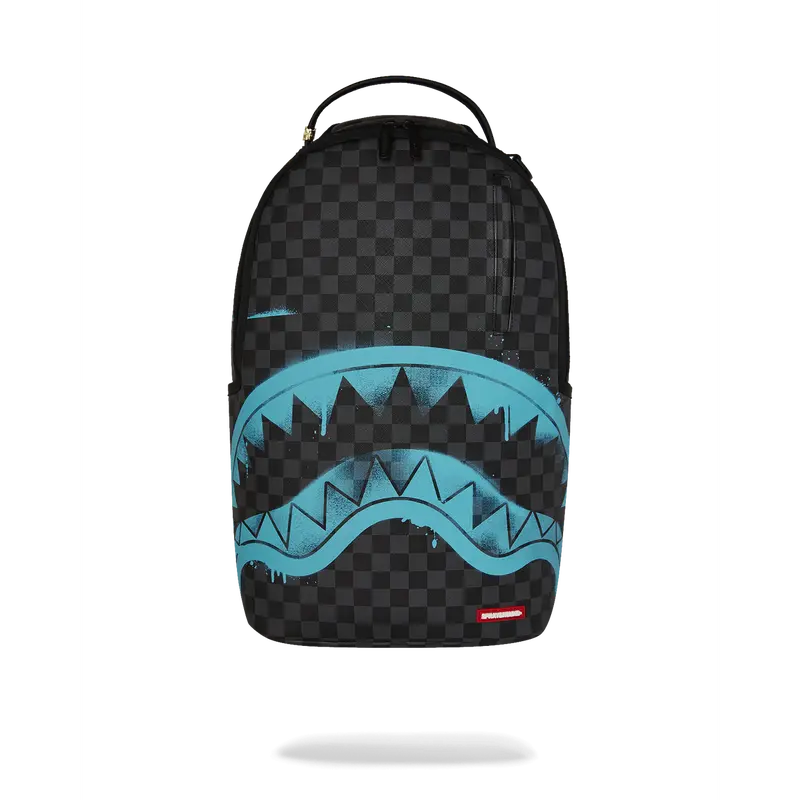 Sprayground Black and Blue Snake Backpack Sprayground Shoe Palace Exclusive Gamma Mens Backpack Black  main image 2
