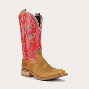Hyer Men's Tan and Red Sawyer Boot