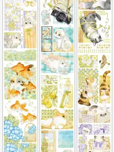 22 loops studio original design journaling PET stickers tape rolls