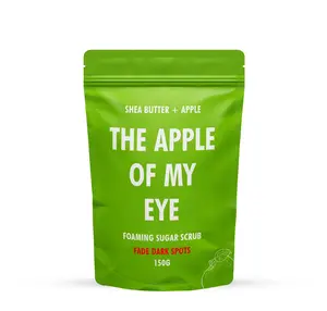 The Apple of My Eye - Foaming Sugar Scrub with Shea Butter & Apple Scent for Gentle Exfoliation & Hydration 150g