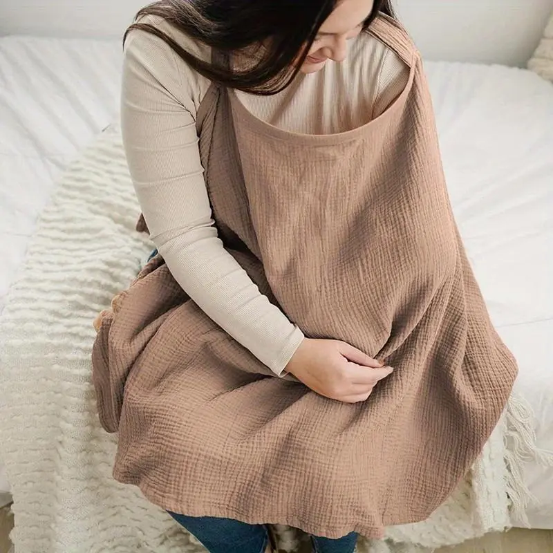 Breastfeeding Cover, Breathable Soft Nursing Cover, Multifunctional Baby Car Seat Cover, Mummy's Privacy Apron for Outdoor, Nursing Accessories