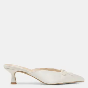 Dolce Vita CLEO HEELS OFF WHITE SATIN
