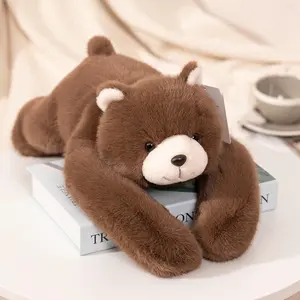 Weighted Plush Animal Soft Pillow Bear Teddy Dinosaur Stuffed Animal Filled Toy Anxiety Relief Sleep Support Cushion for Kids and Adults