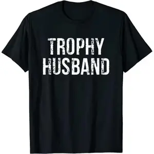 100% Cotton Mens Trophy Husband T-shirt