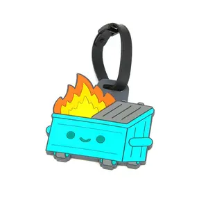 Dumpster Fire Luggage Tag