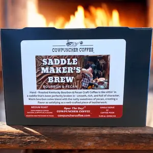 12 Count K-Kups SADDLE MAKER’S BREW™ Bourbon & Pecan, Medium Roast