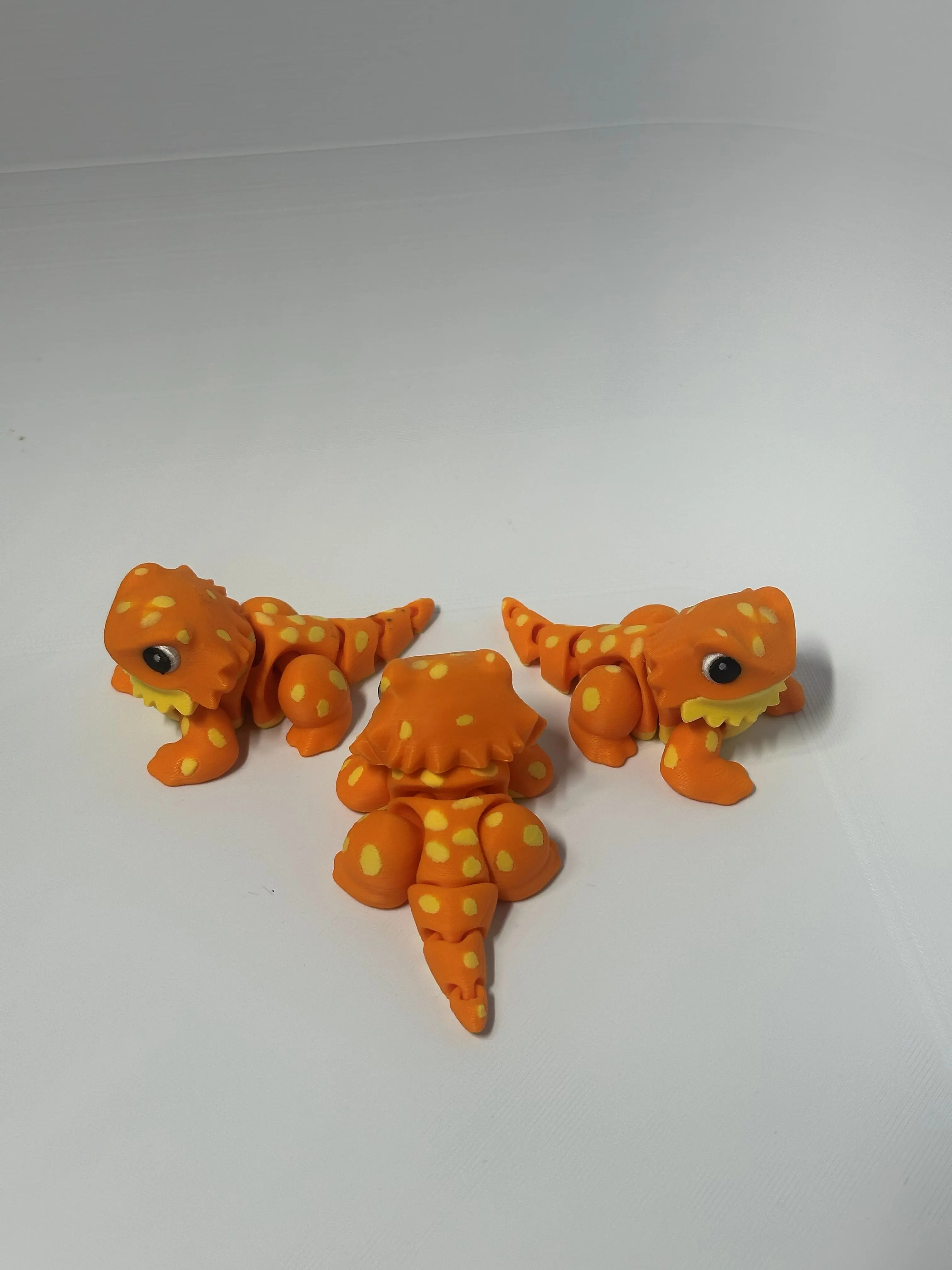 Charming Bearded Dragon Fidget-3d Printed Desk Buddy & Keychain