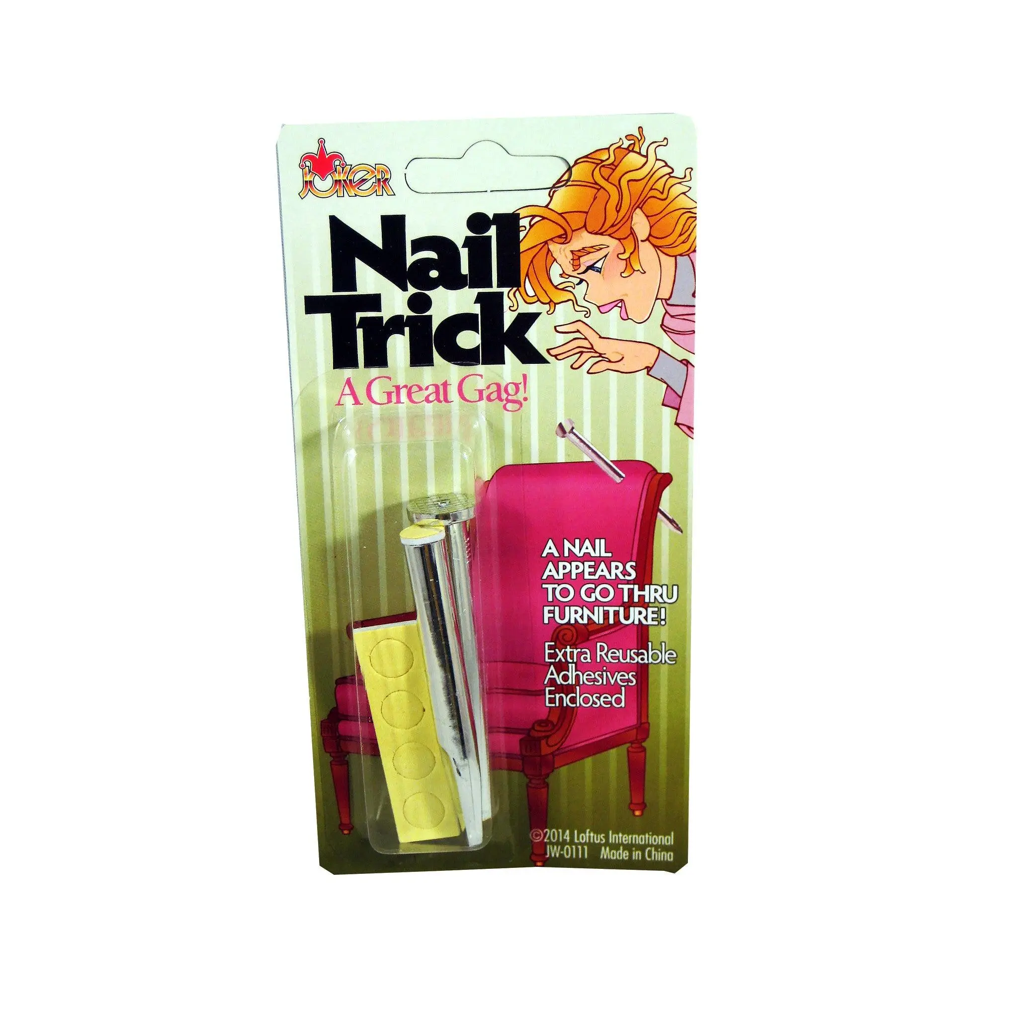 Nail Trick Novelty Gag Toy - Mind-Bending Illusion Learning Toy for 8-10 Years Olds, Creative Audience-Captivating Gift for Friends