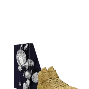 Yolo Design High Top Strap Gold Edition Closed Trainer Runner Sports Shoes for Casual Training and Athletic Use Made in Italy - Sneaker, Running, Boy man cheap