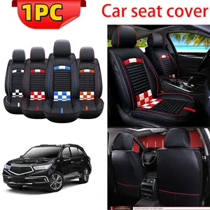 faux leather Car Seat Cover High Quality PU Leather Seat Cover Comfortable Breathable Durable Anti-fouling Car Seat All Seasons Protective Cover 1PC