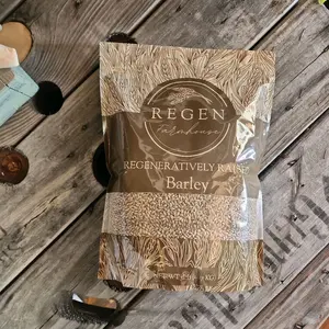 Barley Wheat BERRIES, in biodegradable bag 5 Pound Bag, Organic & Regenerative, USA, Hot Cereal Alternative Oatmeal, Substitute, Great or baked goods, Simply mil or flake to unlock a rich nutrient dense food. Great for fresh milled breads and baked goods.