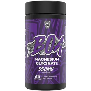 BOA Magnesium Glycinate 350mg Capsules | Sleep, Relaxation & Stress Support | 180 Capsules (60 Servings)