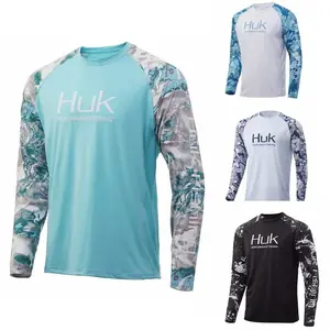 Performance Fishing Shirts Long Sleeve UV Protection Mens Outdoor Summer Jersey UPF 50 Breathable Fishing Clothes fishing hoodie sport construction thermal  long  sleeve Men's Heather Long Sleeve Fishing Shirt lightweight spf bass pro gaiter tiktokshopspr