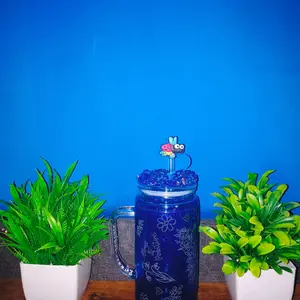 Personalized Cup Snowglobe Lava Blue 16oz - Unique Design with Blue Color and 16oz Capacity