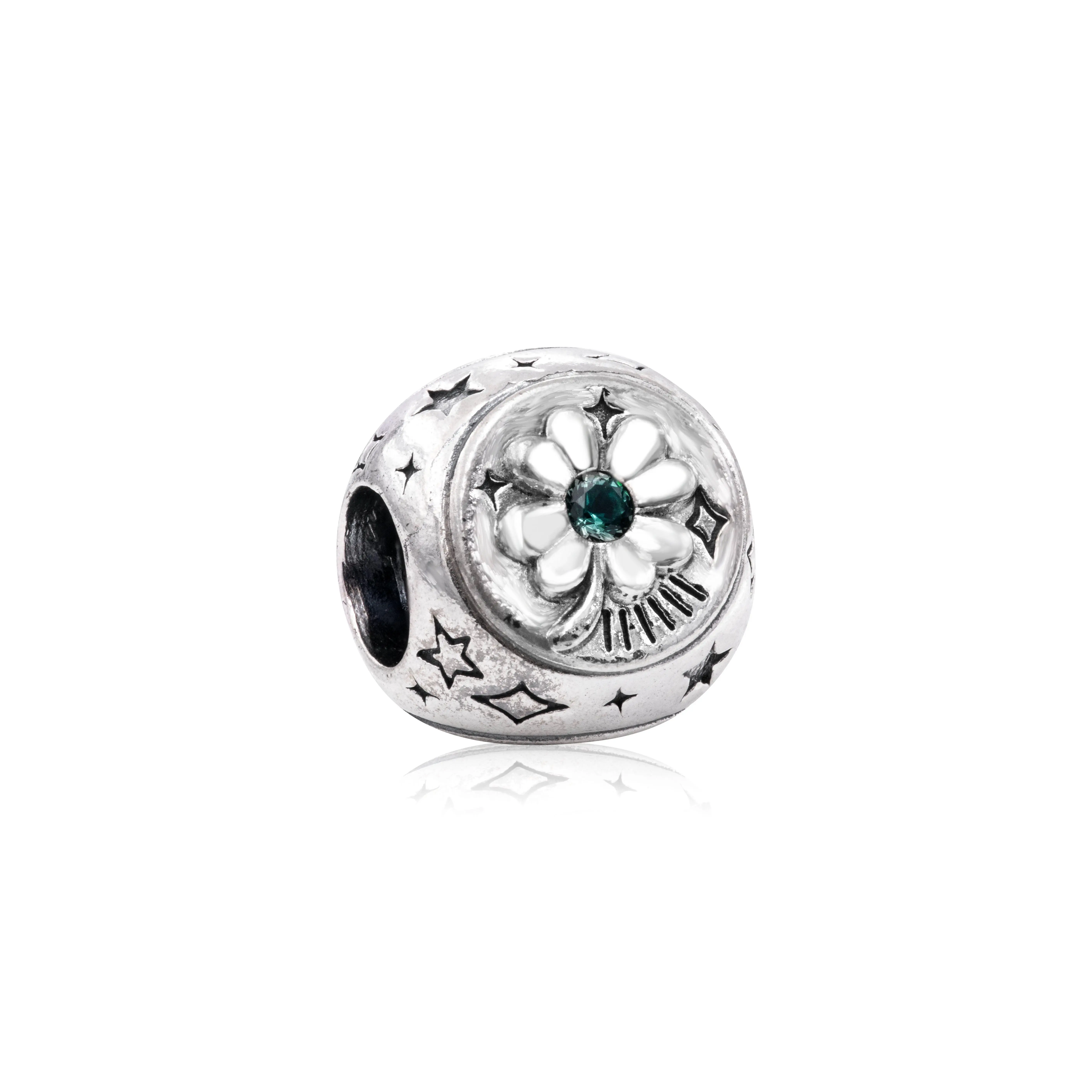 Pandora Clover Horseshoe & Ladybird Three-sided Charm 790100C01