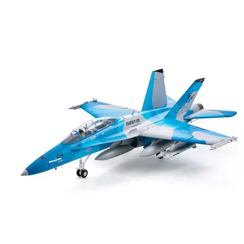 Hobby Grade Boeing FMS 64mm 12-Blade Ducted Fan F/A-18 Hornet PNP RC Fighter Jet - Unisex Adult 12+ Years Outdoor Toy, EPO Foam Airplane, 2840-KV3150 Motor, CNC Landing Gear, Ball Link Control Horns (Transmitter, Receiver, Battery, Charger Not Included),