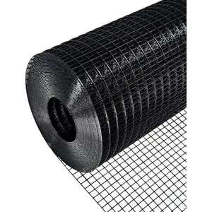 60in x 50ft Black Vinyl Coated 1/2inch Mesh Hardware Cloth