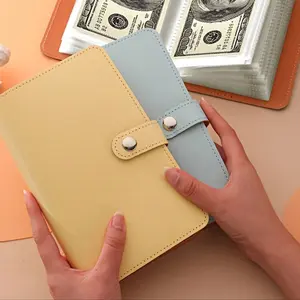 2/1 pcs-PU Material Money Storage Bag, Holds 100 Bills, Ideal for Photos, Stamps, Credit Cards, Large Capacity Cash Organizer