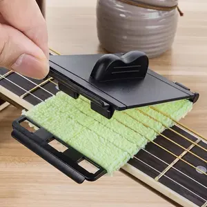 Guitar & Bass String Cleaning Tool - For Acoustic, Electric, and Bass | Easy-to-use Electric Guitar Fretboard Cleaning Brush