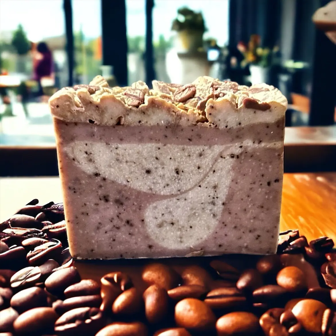 “Java Jitters” Handmade Cold Processed Exfoliating Coffee Bar Soap