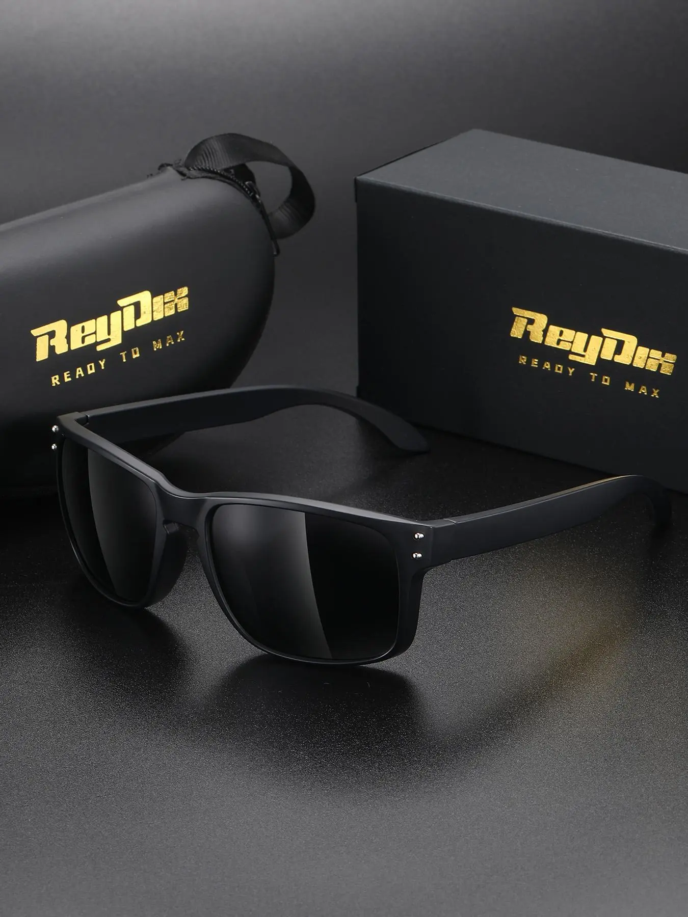 1 Piece Reydix Unisex Square Full Frame Sunglasses Classic design, enduring appeal UV400