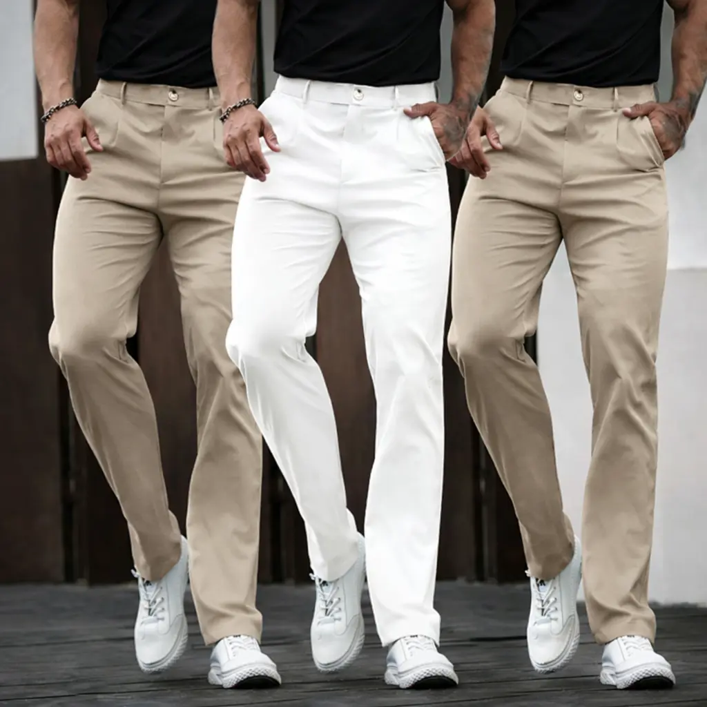 Khaki + White + Khaki