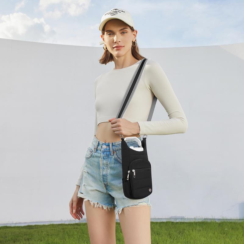 【Telena】 Crossbody Bags for Women and Men Cellphone Wallet Water Bottle Carrier Bag with Strap portable for Walking, Hiking, Cycling, Running Great Gift Purse Travel Essential #TikTokShopBlackFriday