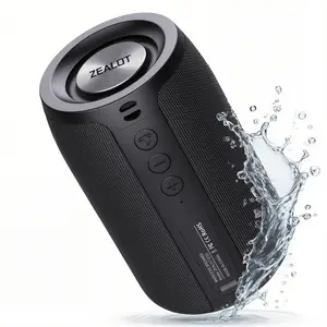 ZEALOT Mini Portable Speaker, Waterproof Bluetooth Speaker, Outdoor Wireless Speaker , Stereo Loud Bass, 12H Playtime | Bluetooth, TF/AUX/USB | Perfect for Home,Outdoors,Travel,Camping, Gifts,Beach! Shop Now!