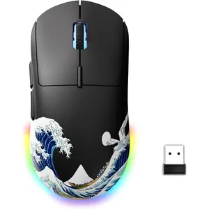 G57  Gaming , 8000 DPI, 80g, 2.4G//USB-C Rechargeable   with 5 Programmable Buttons for PC/, Black