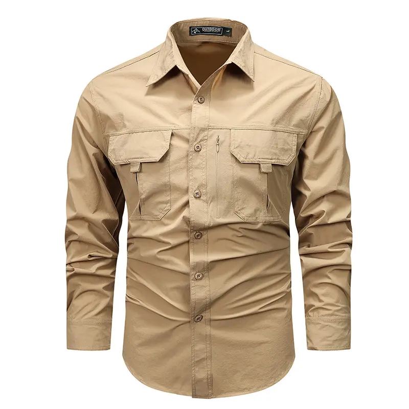 Khaki 158 long sleeved shirt