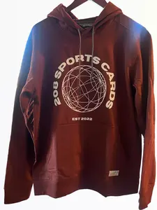 208 Sports Cards Hoodie Red- Medium