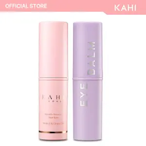 KAHI Multi Balm Daily Moisturizer for Face - Under Eye Balm Dark Circle Defense - All-in-One Hydrating Lip Neck Cream Make Up Base (0.32 oz)