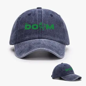 Legendary hip-hop artist MF DOOM--Cotton Washed baseball cap