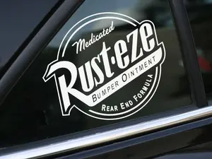 Rusteze Decal, Cars decal, Mater, Car Decal, Wall Decal, Laptop Decal, Vinyl Decals