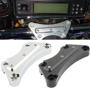 Motorcycle Handlebar Riser Plate, Fits Harley Touring Models 1997-2024, Adjustable Riding Position, Durable Material, Easy Installation