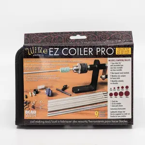 EZ Coiler Pro Deluxe Kit 9 Piece Mandrel Set, The Beadsmith