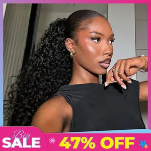 [NEW ARRIVAL] ISEE HAIR Water Wave Ponytail with InvisiFit Strap Premium Human Hair Outdoorfun #TikTokShopSpringGlowUp