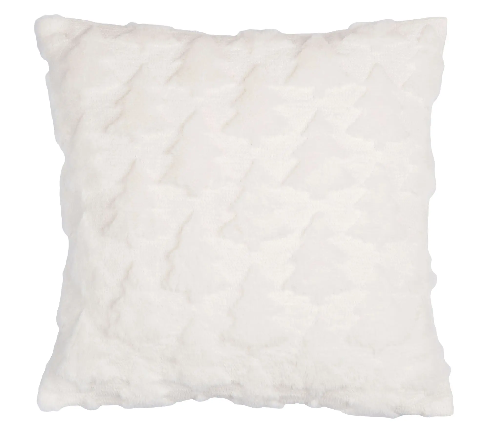 18" x 18" Frosted Tree Throw Pillow by Valerie