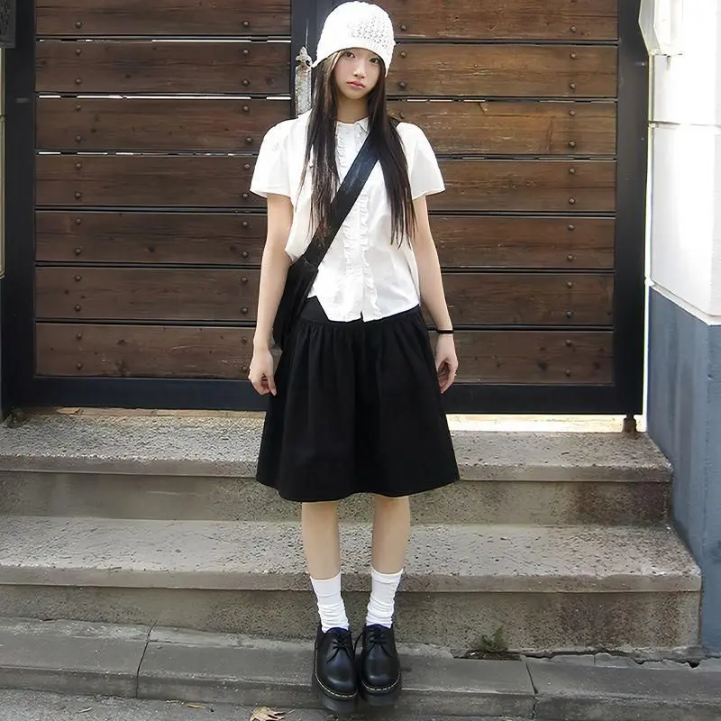 FlowyTrend Midi Skirt For Girls