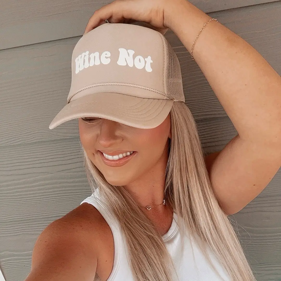 Taylor Sweely Merch Wine Not Foam Trucker Hat
