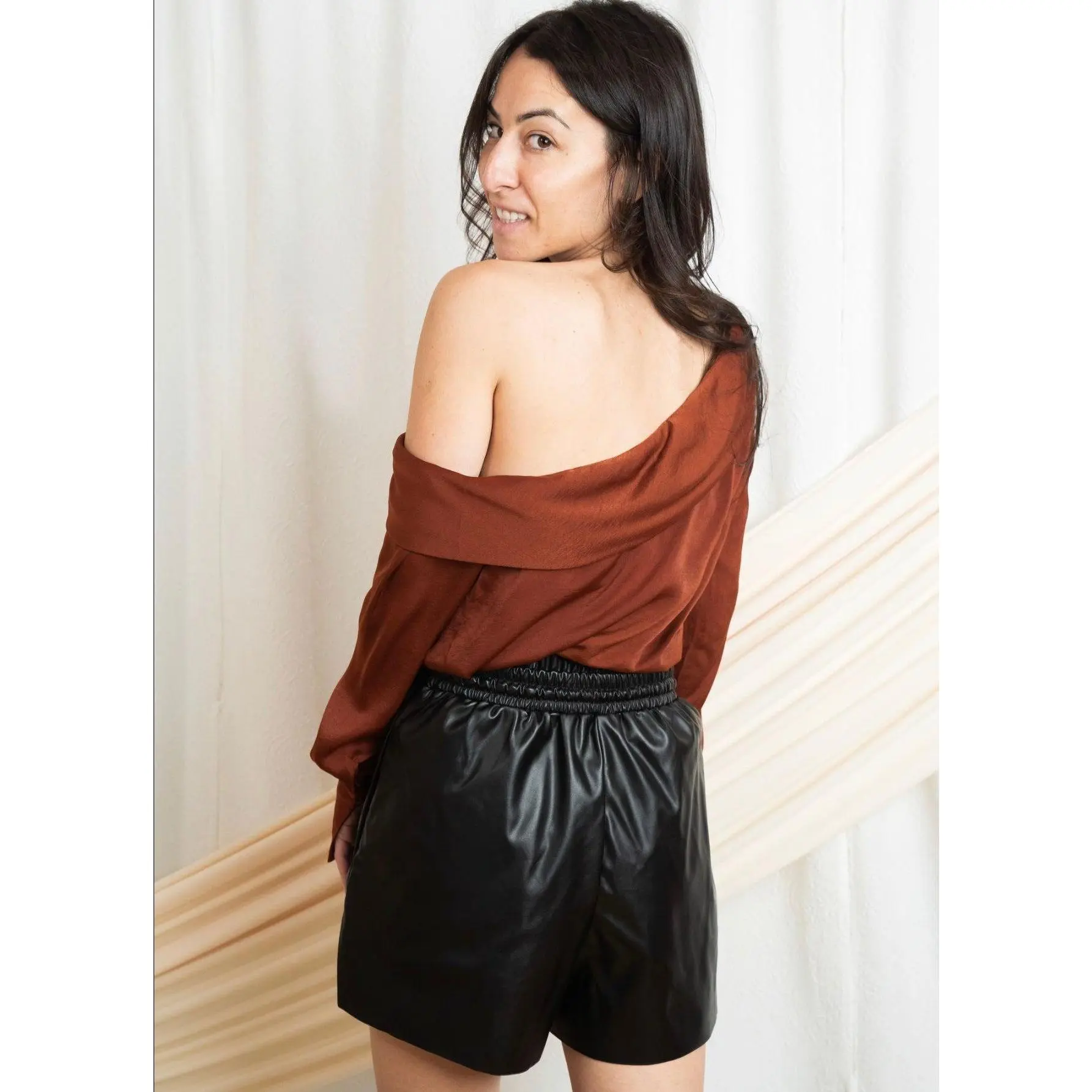 Faux Leather Shorts - TikTok Shop