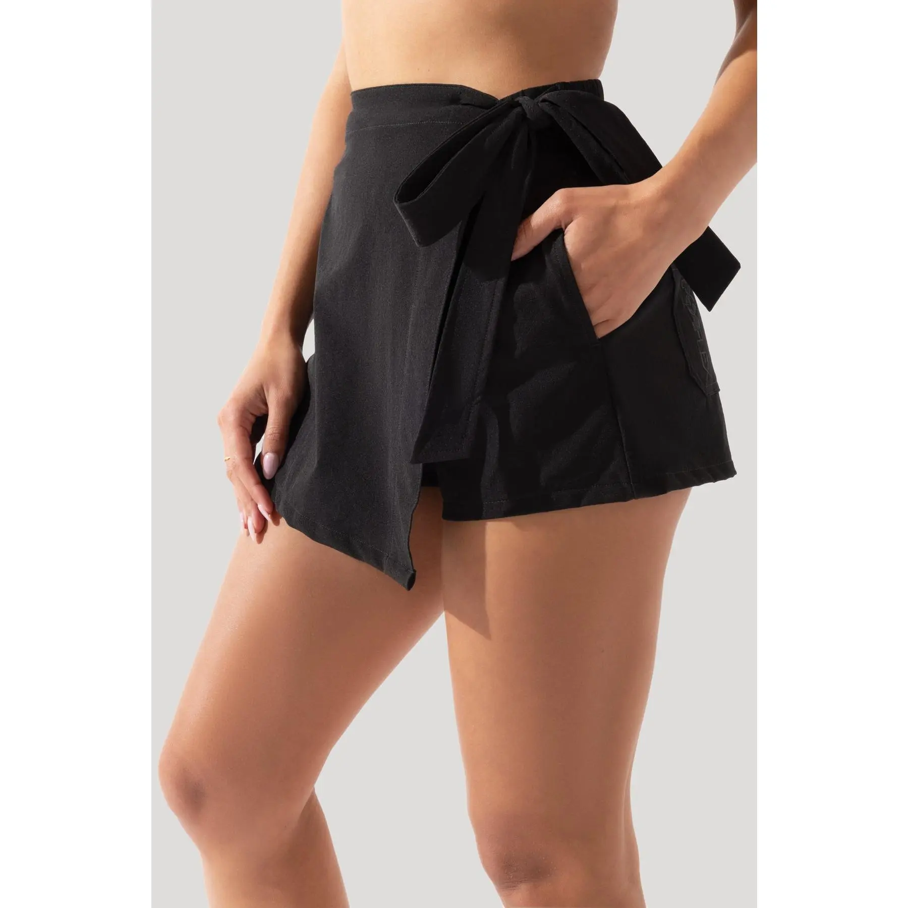 That's a Wrap Skort - Black