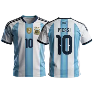 2026 New Argentina Home Blue No.10 Messi Short Sleeves Football Jerseys Fans Version